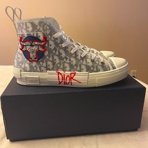Dior B23  “Oblique Bull” Sneaker Sz 13